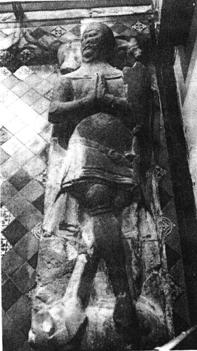 The effigy in Llansannor Church